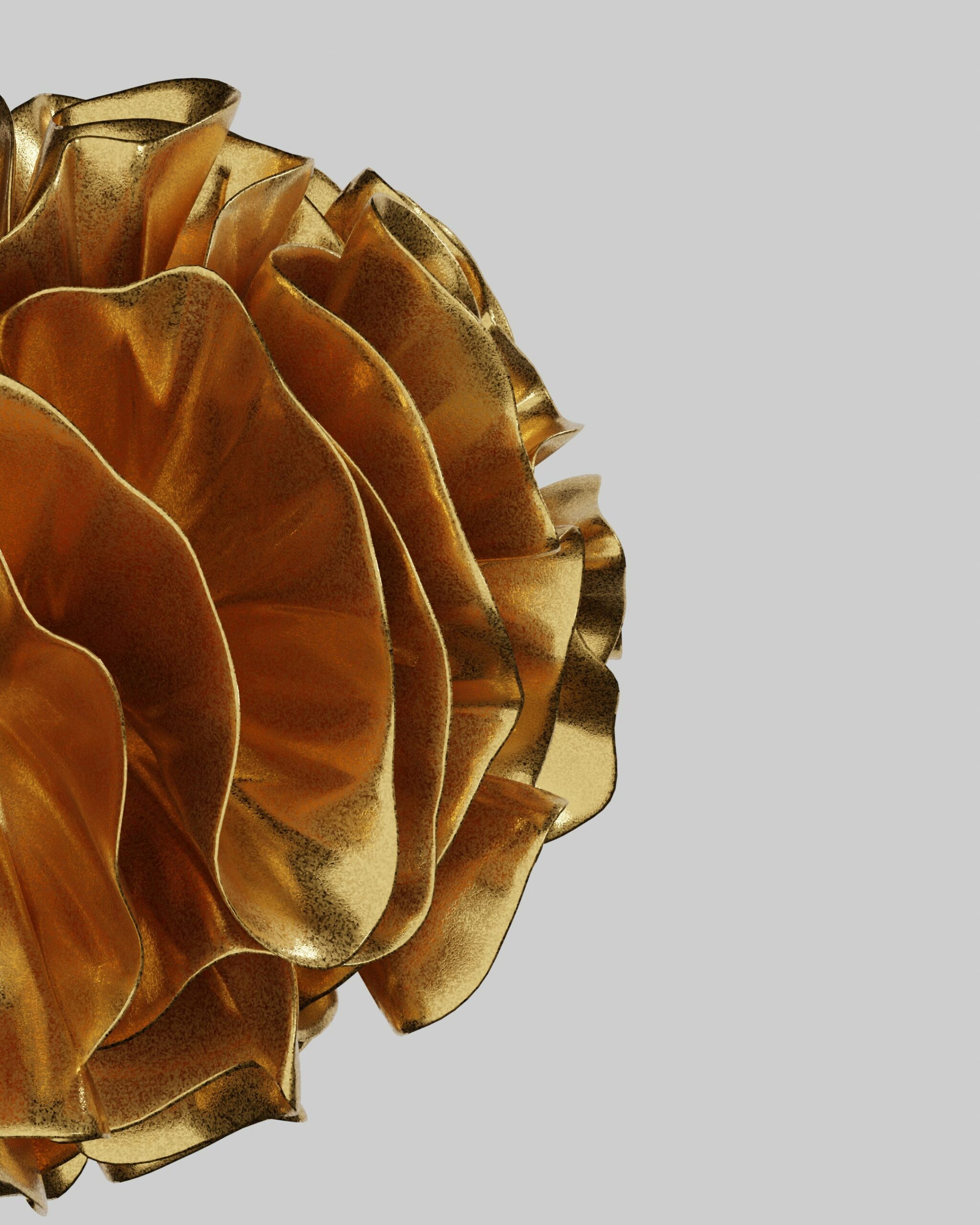 Modelo 3D detallado de un cerebro humano creado con Blender.